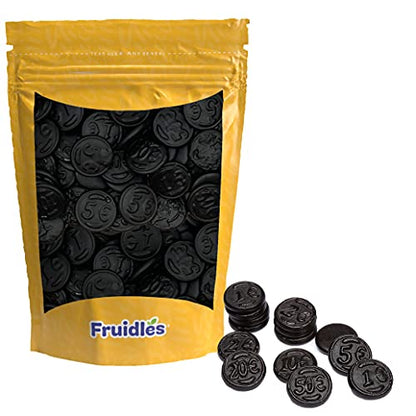 Lightly Salted Dutch Licorice Coin Candy