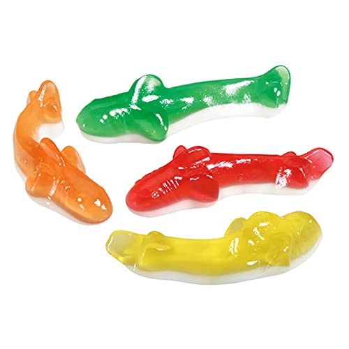 Assorted Gummi Sharks Candy, Fruit Flavors Gummies