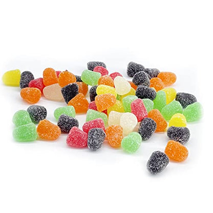 Multicolor Spice Drops, Delicious Gummy Jelly Candy, Gluten-Free, Fun and Festive Holiday Snacking, Party Favor