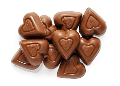 Valentine's Milk Chocolate Hearts, Milk Creamy Chocolaty Hearts, Holiday Treats, Individually Wrapped Foils, Kosher Certified Dairy