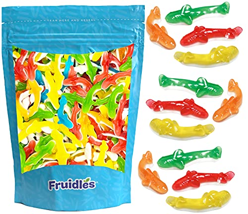 Assorted Gummi Sharks Candy, Fruit Flavors Gummies