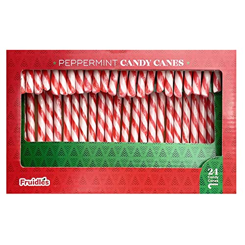 Christmas Candy Canes Suckers, Peppermint Flavor