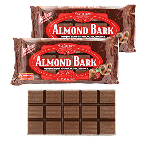 Milk Chocolate Almond Bark Coating Baking Bar, Candy Coating, Microwaveable Almond Coating For Baking, Toppings, and Sweets