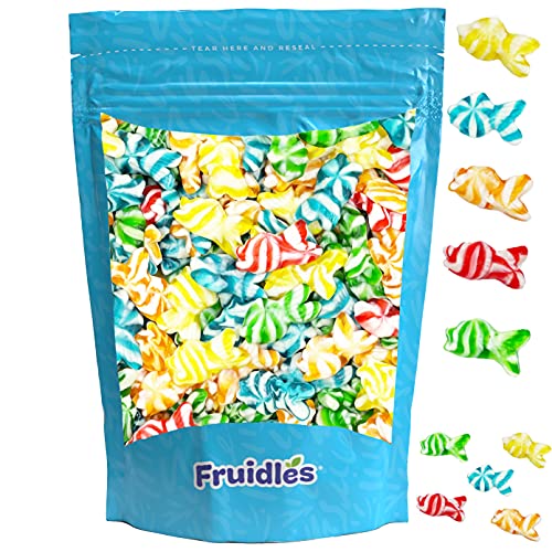 Assorted Swirly Gummi Fish Candy, Delicious Fruit Flavored Gummies