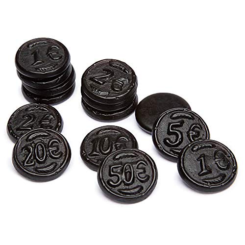 Lightly Salted Dutch Licorice Coin Candy