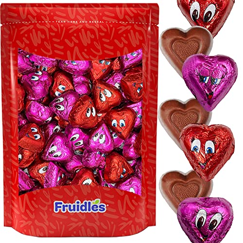 Valentine's Milk Chocolate Hearts, Milk Creamy Chocolaty Hearts, Holiday Treats, Individually Wrapped Foils, Kosher Certified Dairy